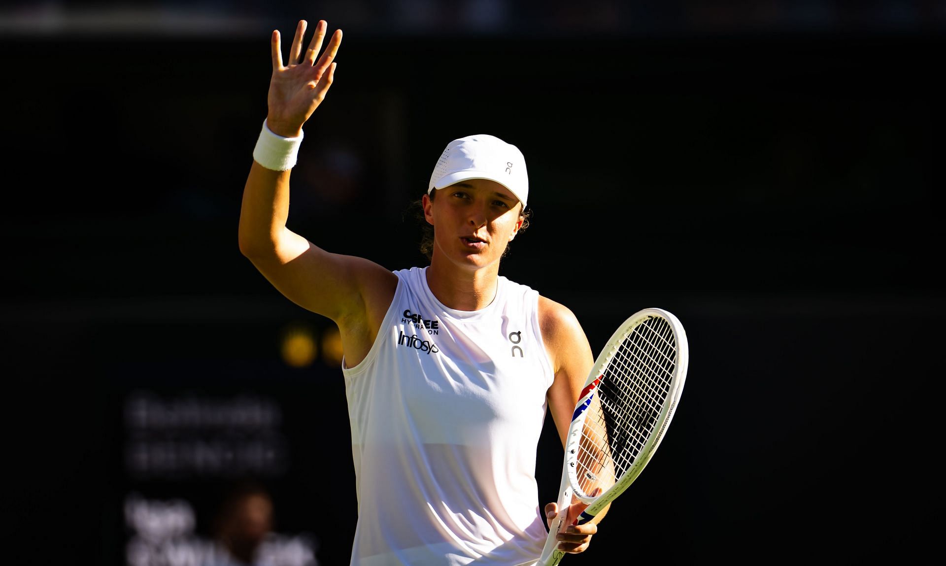 Iga Swiatek at Wimbledon 2025. (Photo: Getty)